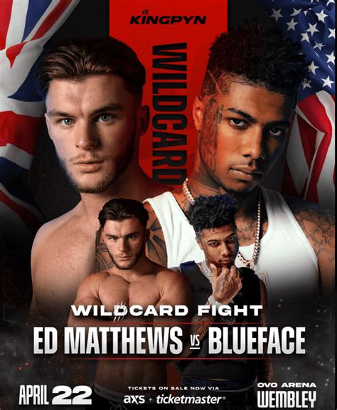 Blueface vs Ed Matthews: Start time, TV channels and live